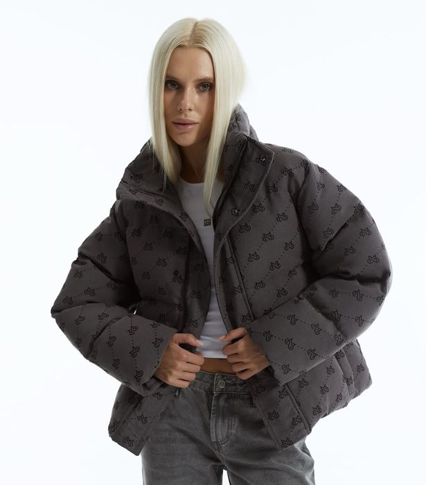 Куртка пуховик MS est2018 logo V2 пух перо украинский бренд премиум