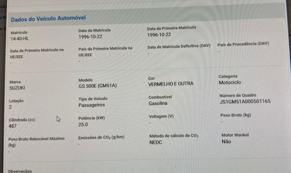 Suzuki GS 500 categoria A2 ‼️ COM IVA ‼️
