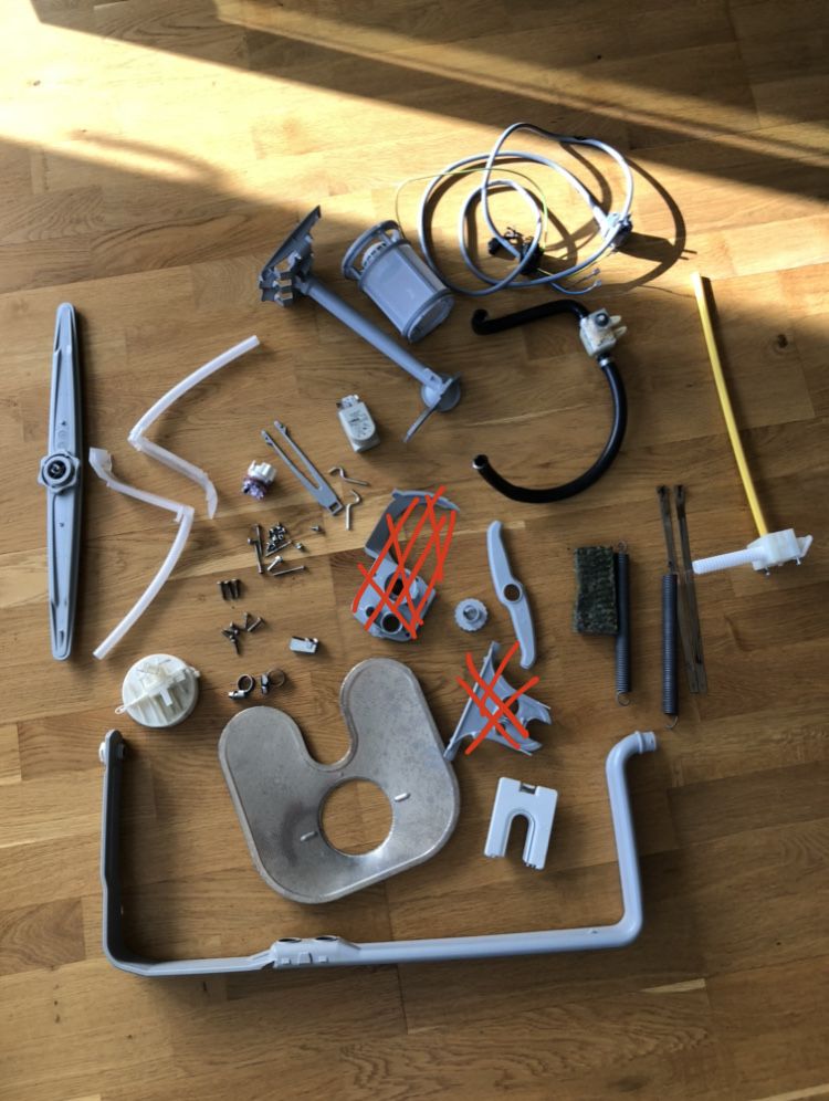 Częsci do zmywarki Whirlpool AGD 6240 FD