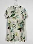 Tunika wiskoza M H&M kwiaty sukienka oversize floral midi letnia