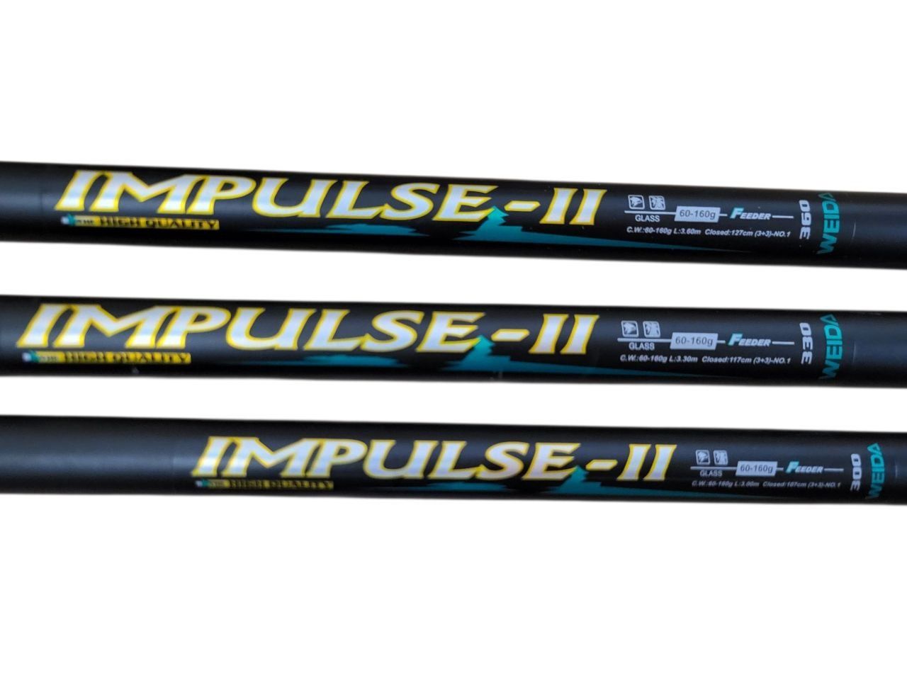 Фидерное удилище Weida IMPULSE-2 60-160г 3.0,3.3 и 3.6м