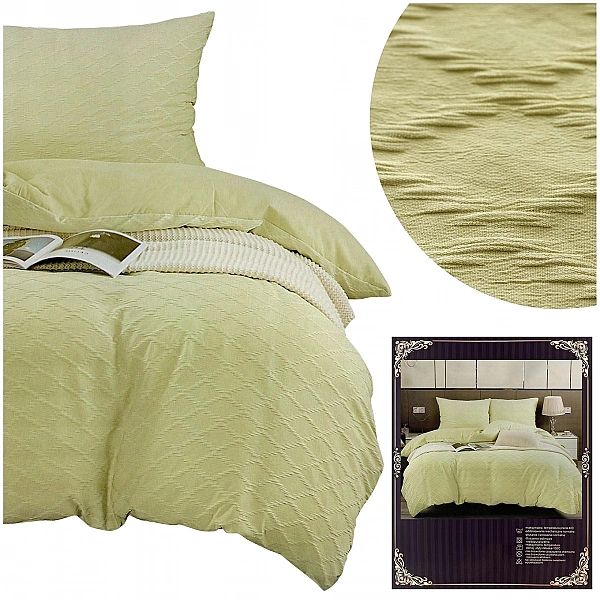 Pościel 200x220 Komplet 4 części Żakardowa z Kory Elegancka Ignazio