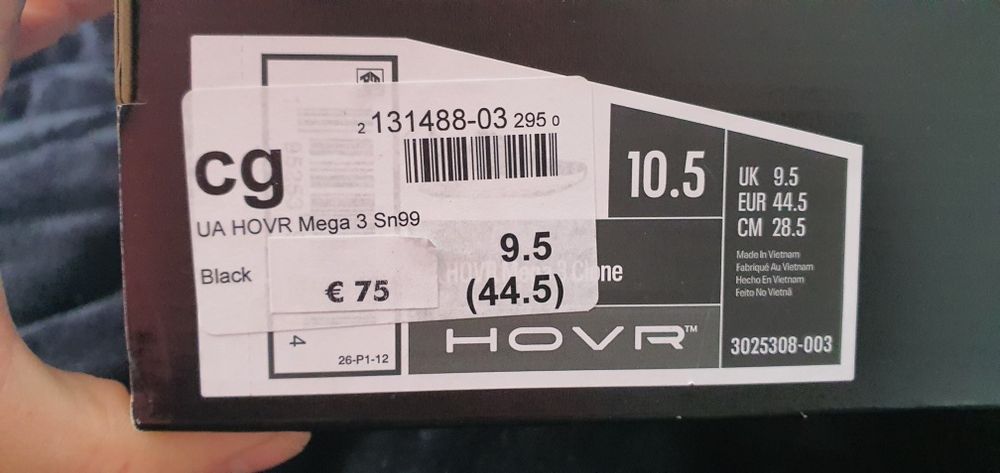Męskie Buty do biegania Under Armour UA HOVR Mega 3 roz. 44.5