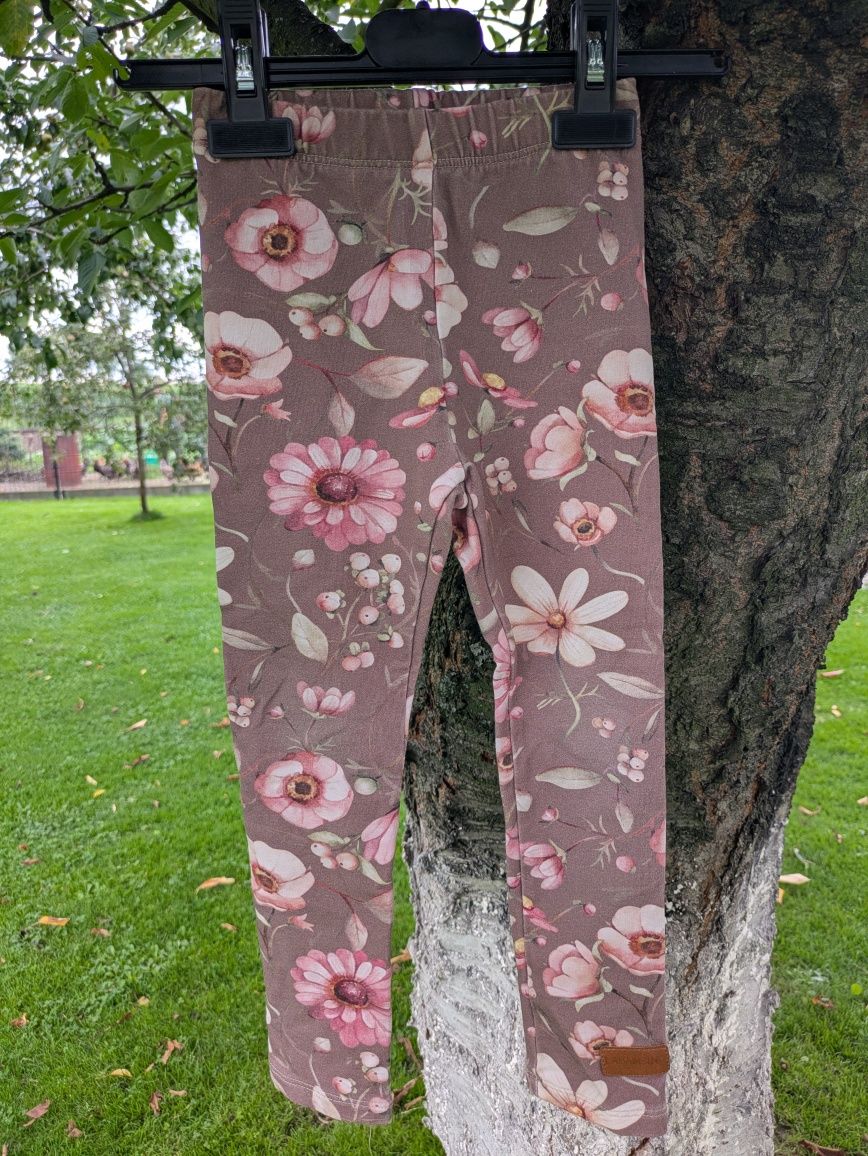 Legginsy azalia brąz La bambino handmade 104/110