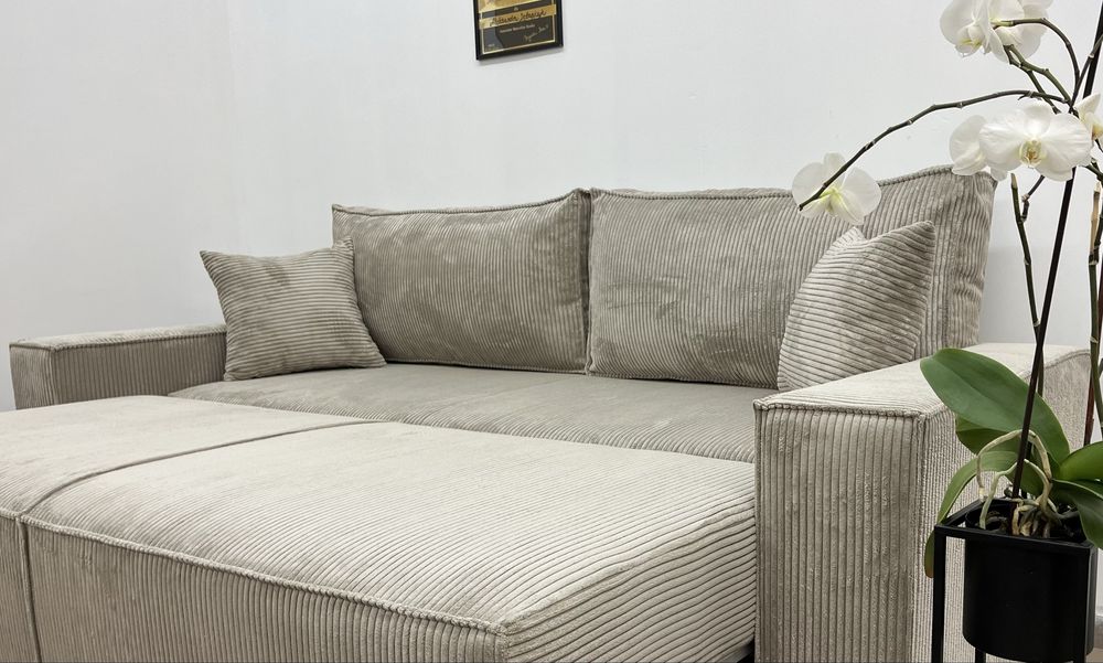 Kanapa z funkcją spania i pojemnikiem – nowoczesna i elegancka