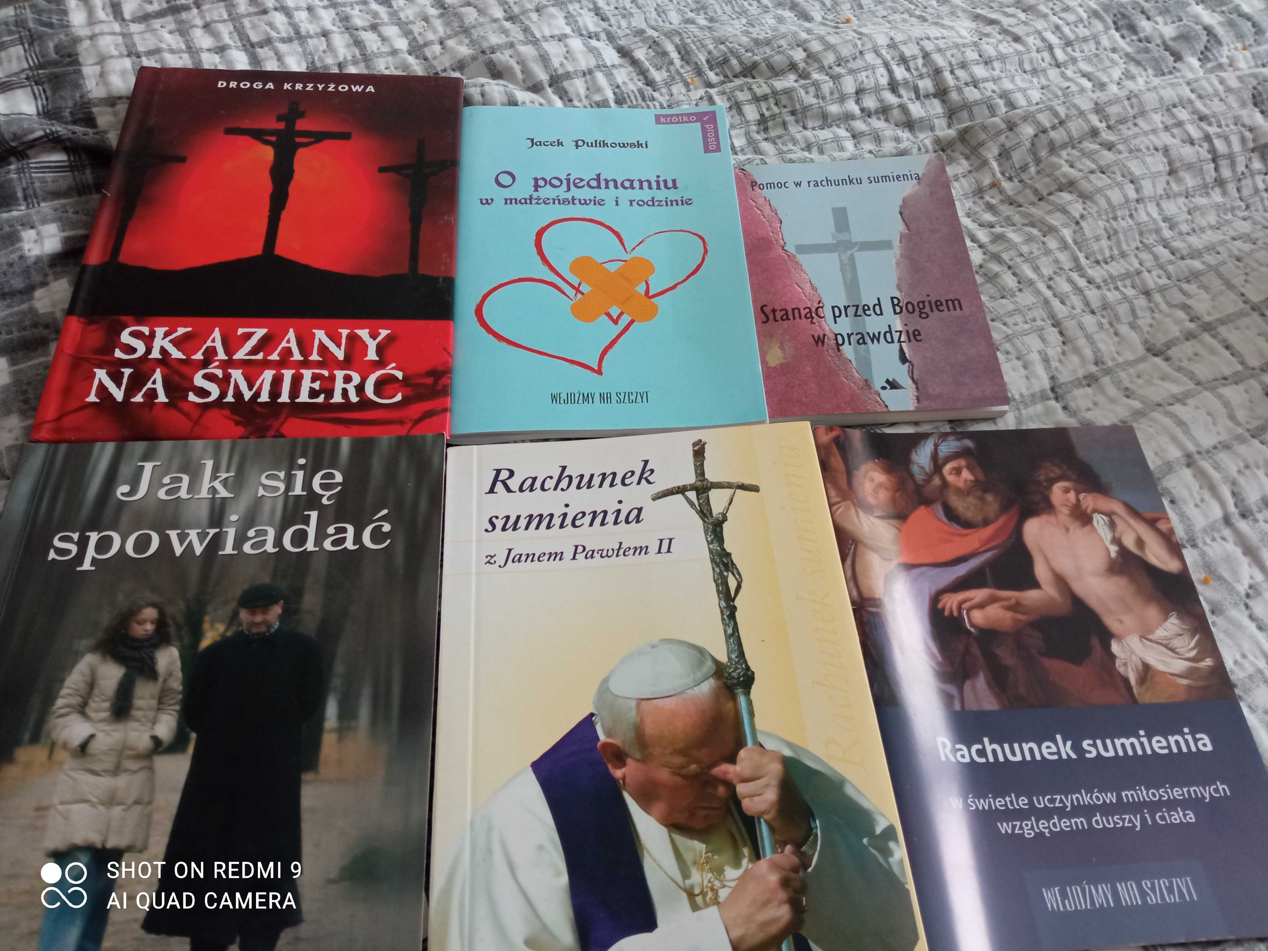 Książki religijne. Rachunek sumienia+ droga krzyżowa