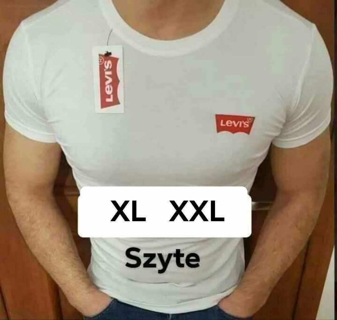 Koszulki męskie logo szyte