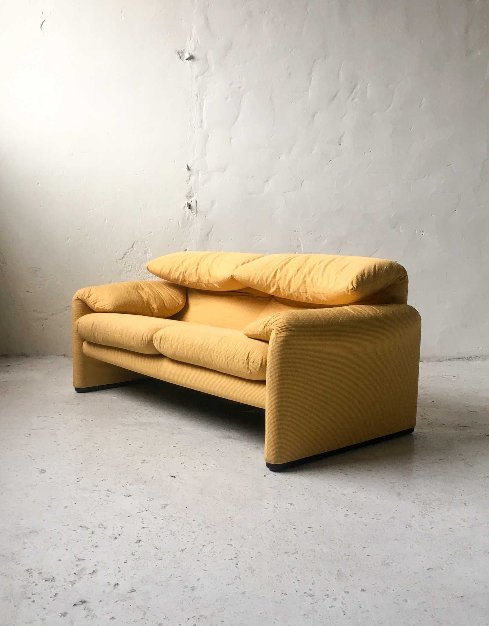 Cassina włoskie sofy Maralunga Vico Magistretti lata 70 vintage #5