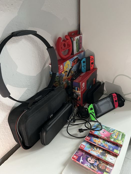 Nintendo swich zestaw jak na widocznym zdjęciu