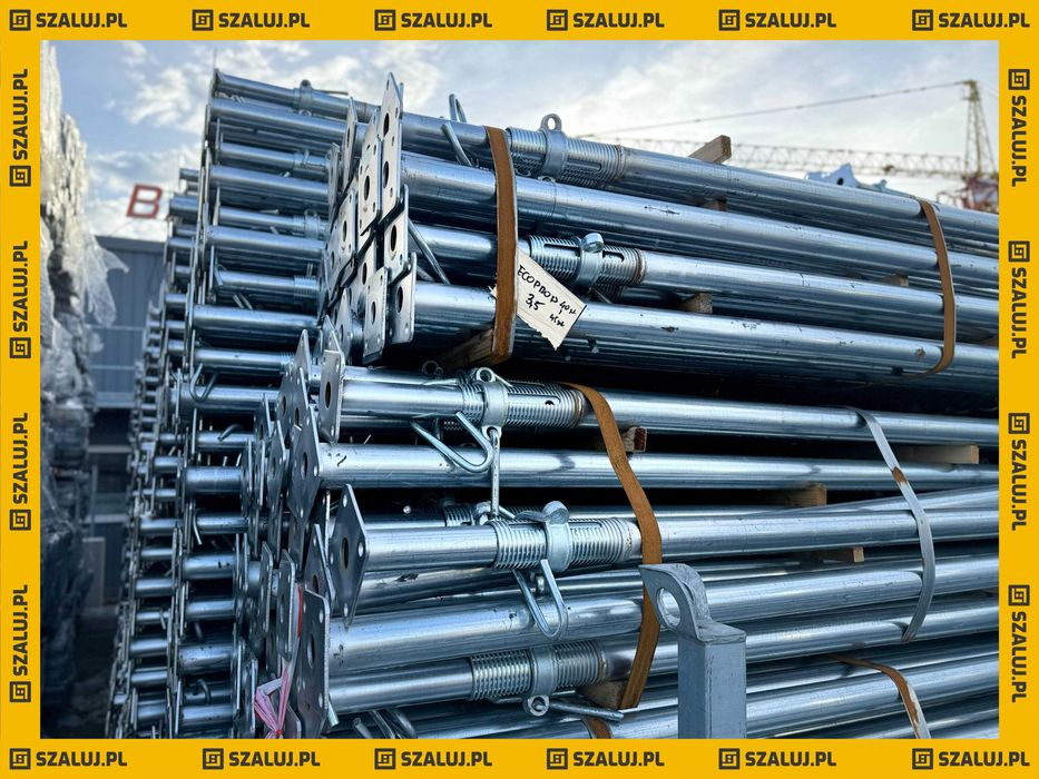 Sztyce podpory 1,5m stalowe stemple budowalne ocynk 15kN ECOPROP