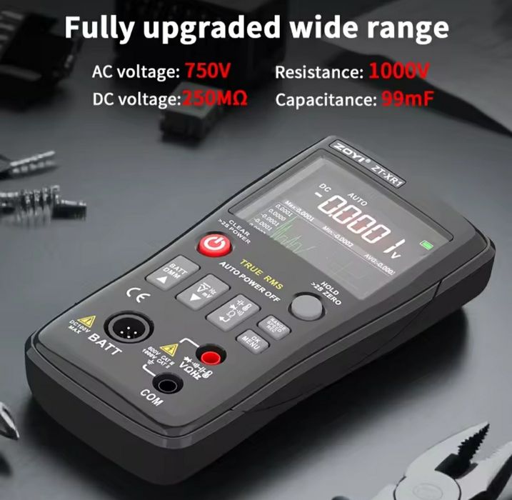 Измеритель внутреннего сопротивления аккумулятора+Тестер Zoyi zt-xr1