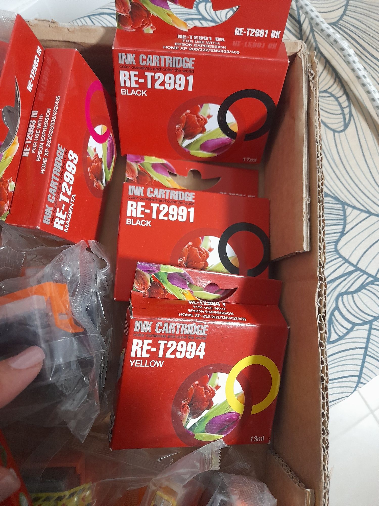 Tinteiros varios 1€ cada