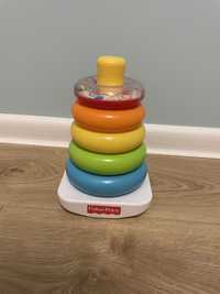 Fisher Price wieża piramida z kółek