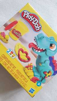 Play-doh zabawka układanka klocki puzzle mata dinozaur