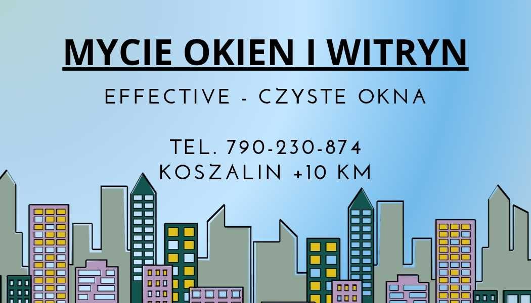 Mycie okien i witryn - szybki termin
