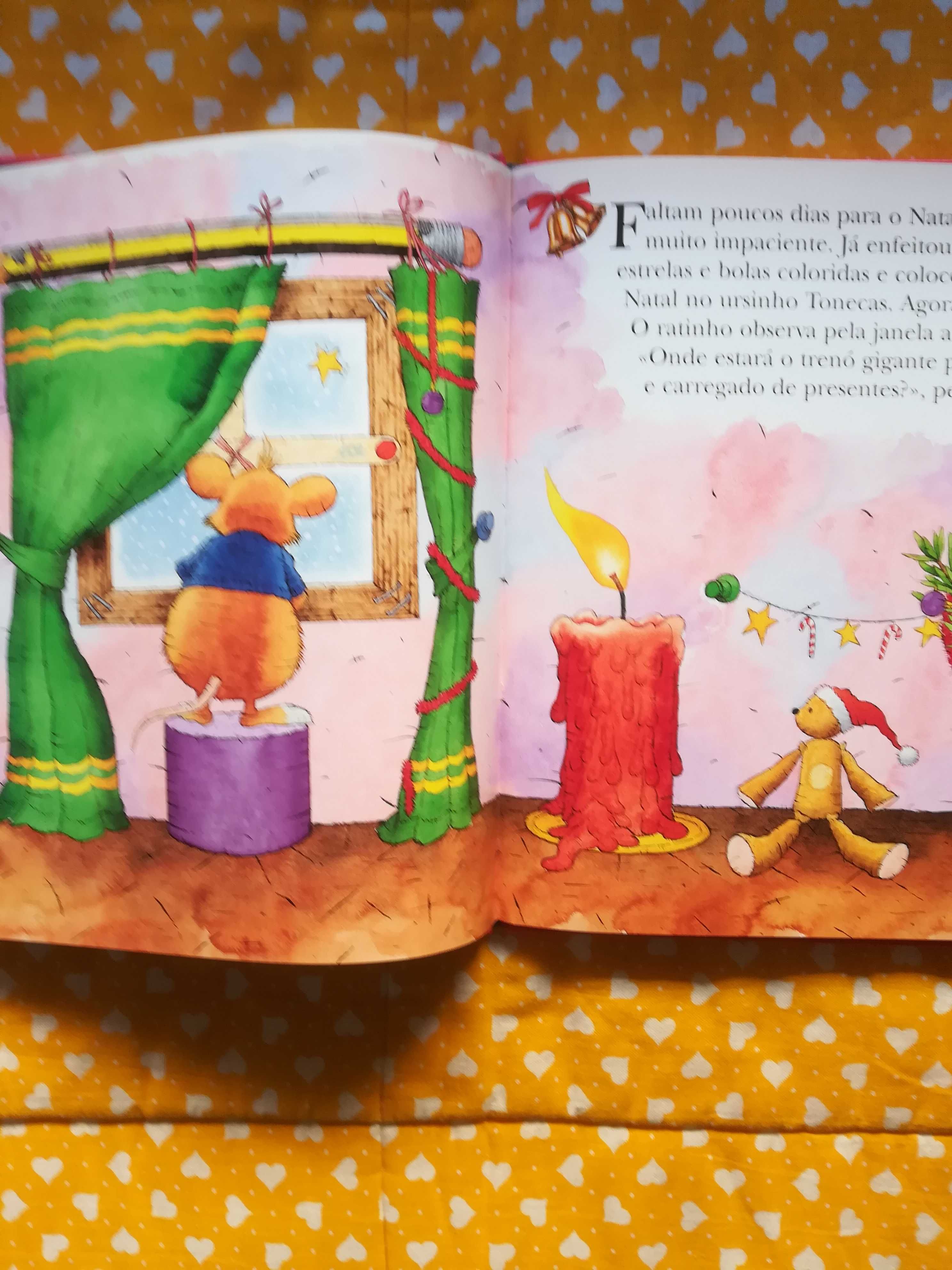 Livro infantil o Natal do Rato Renato