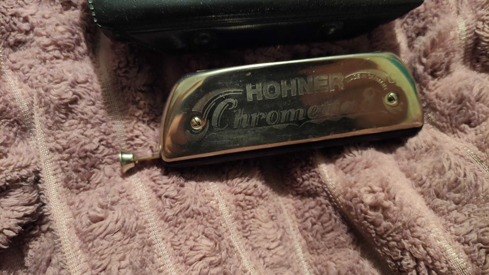Губна гармошка Hohner chrometta 8. Як нова. + Чохол