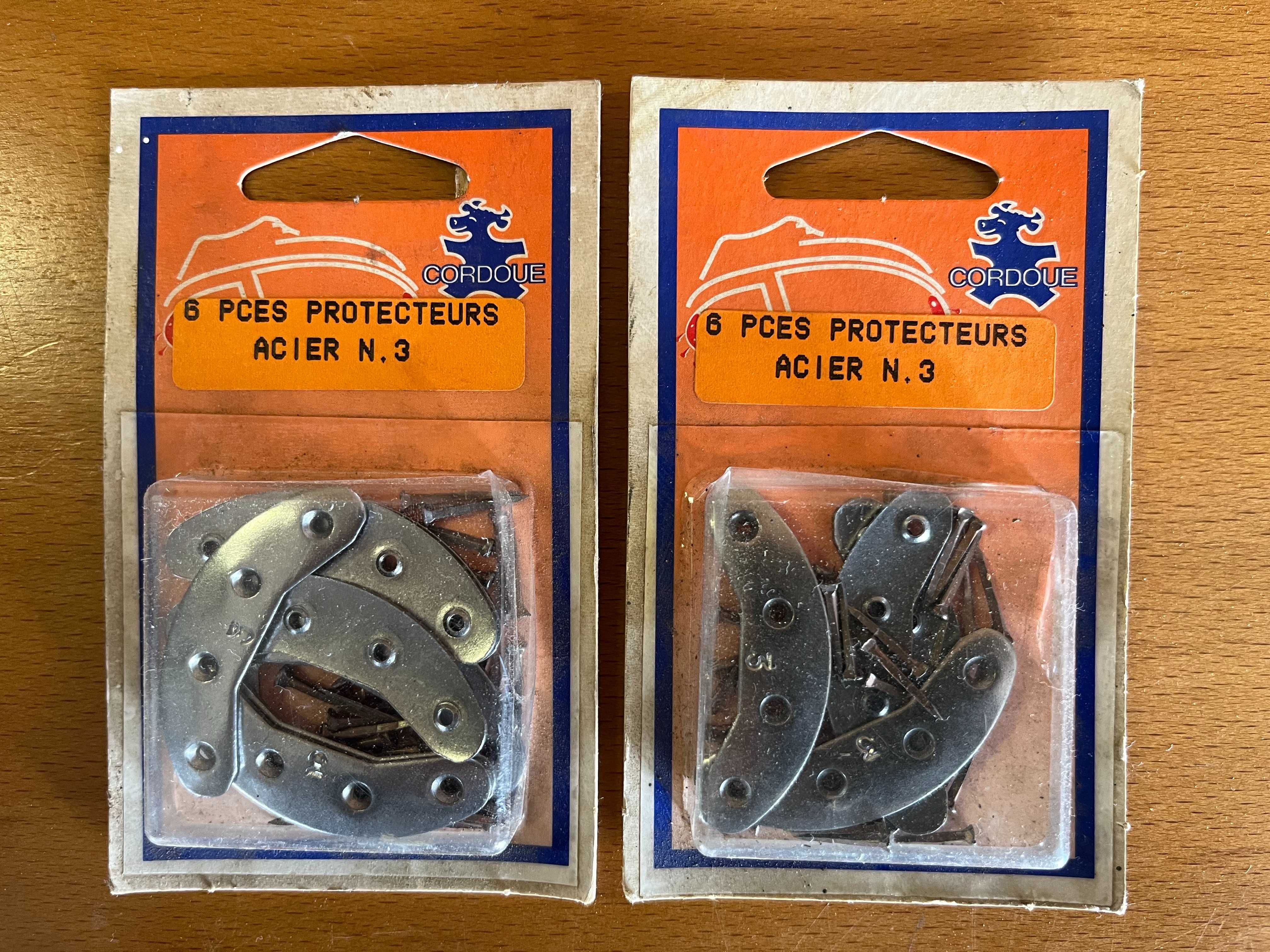 Protectores metálicos de calçado