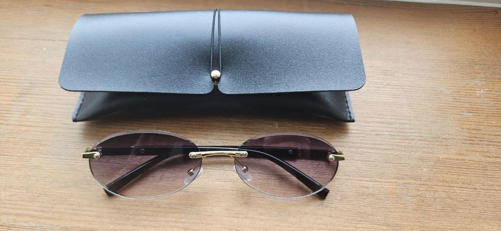 Очки безрамочные безоправные Gradient Gray