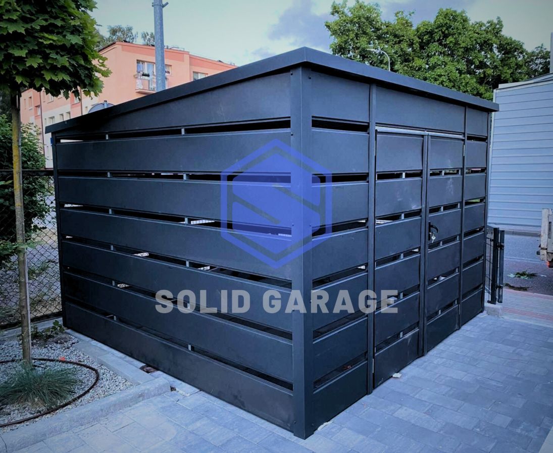 Nowoczesna wiata 3x3m kojec profil zamknięty każdy wymiar (4x3 5x2)