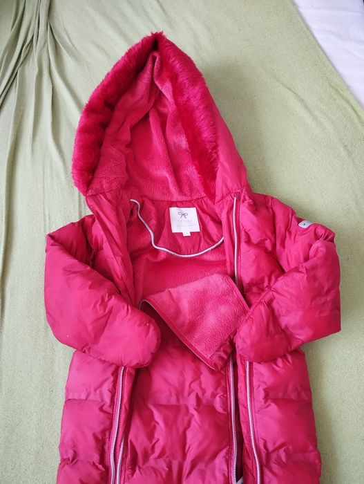 Kombinezon zimowy 80, 9-12 miesięcy + czapka