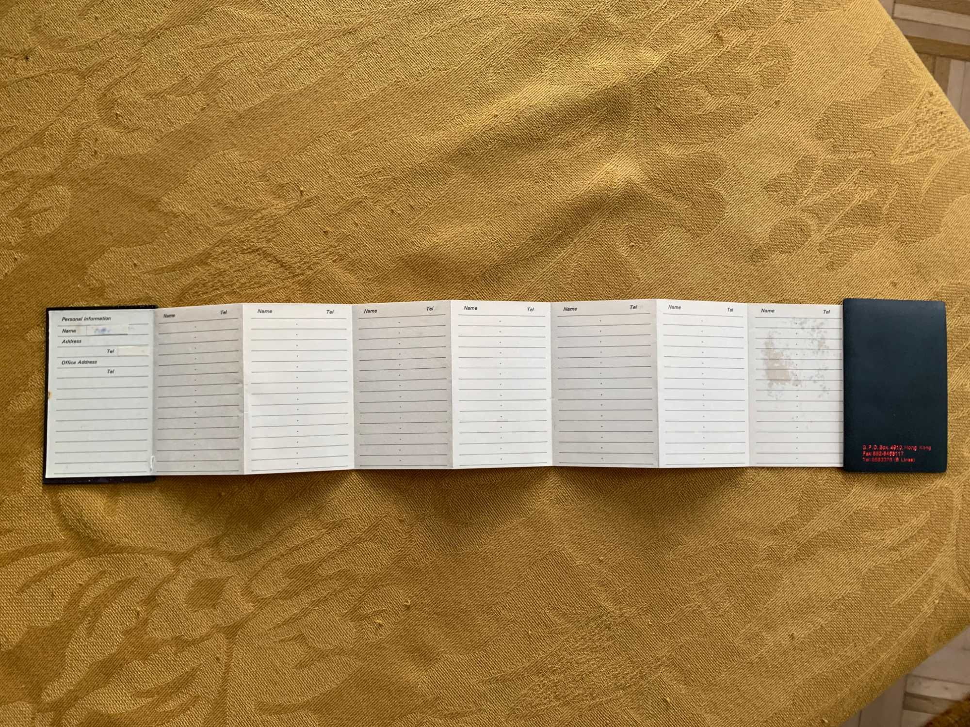 Mały magnetyczny kieszonkowy czarny retro notes do telefonów