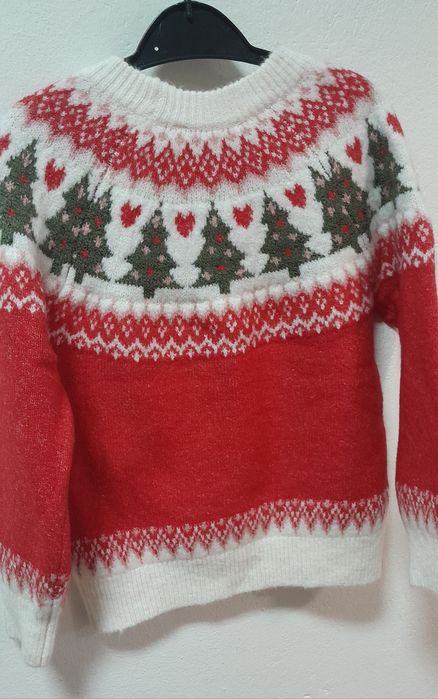 Sweterek świąteczny dziewczęcy marki George