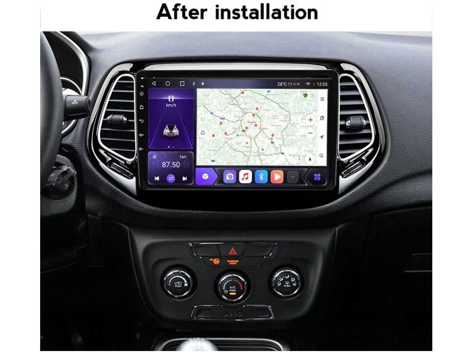 Radio samochodowe Android Jeep Compass (10.1") 2017+