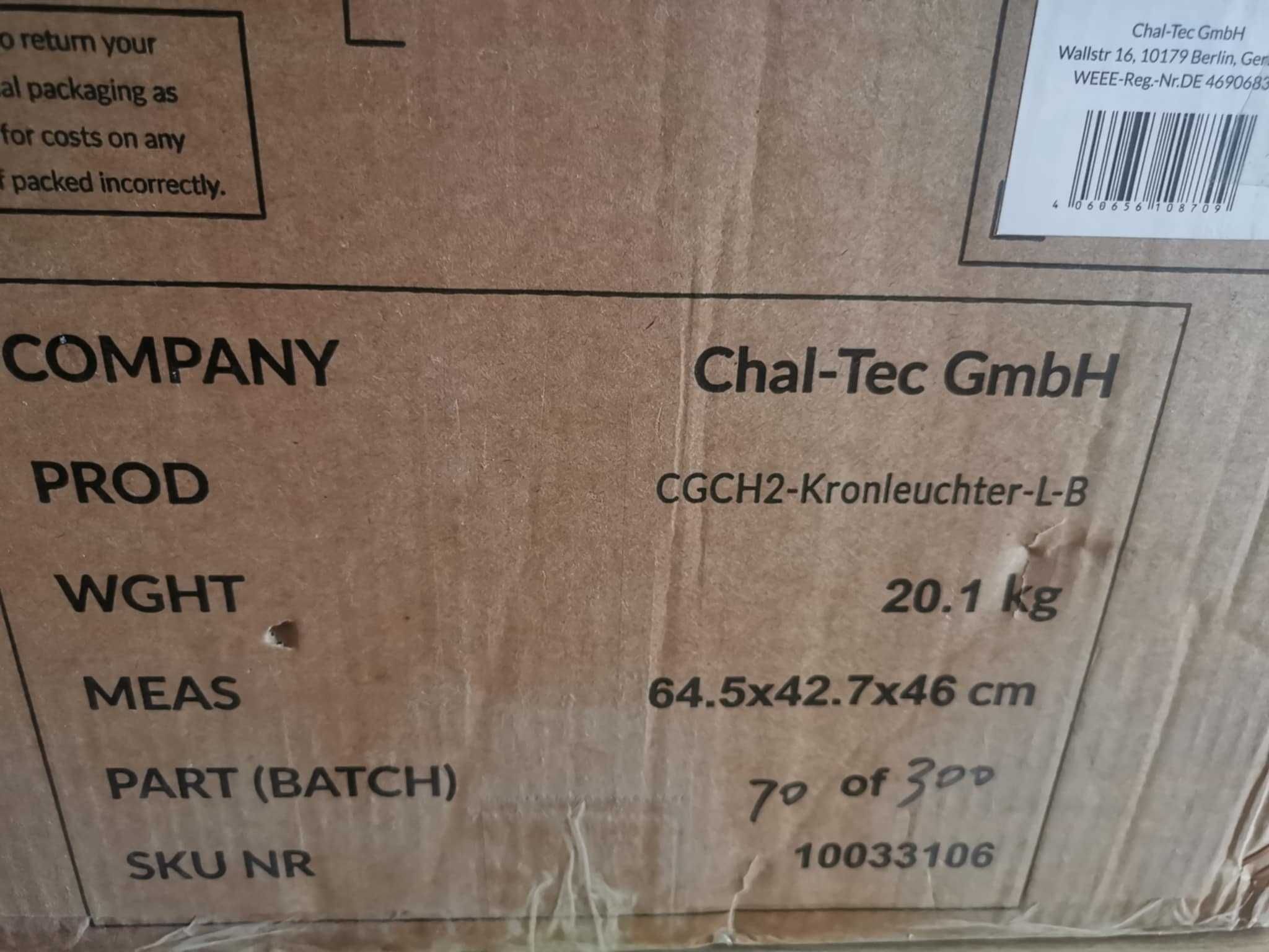 Klarstein Kronleuchter L okap wyspowy