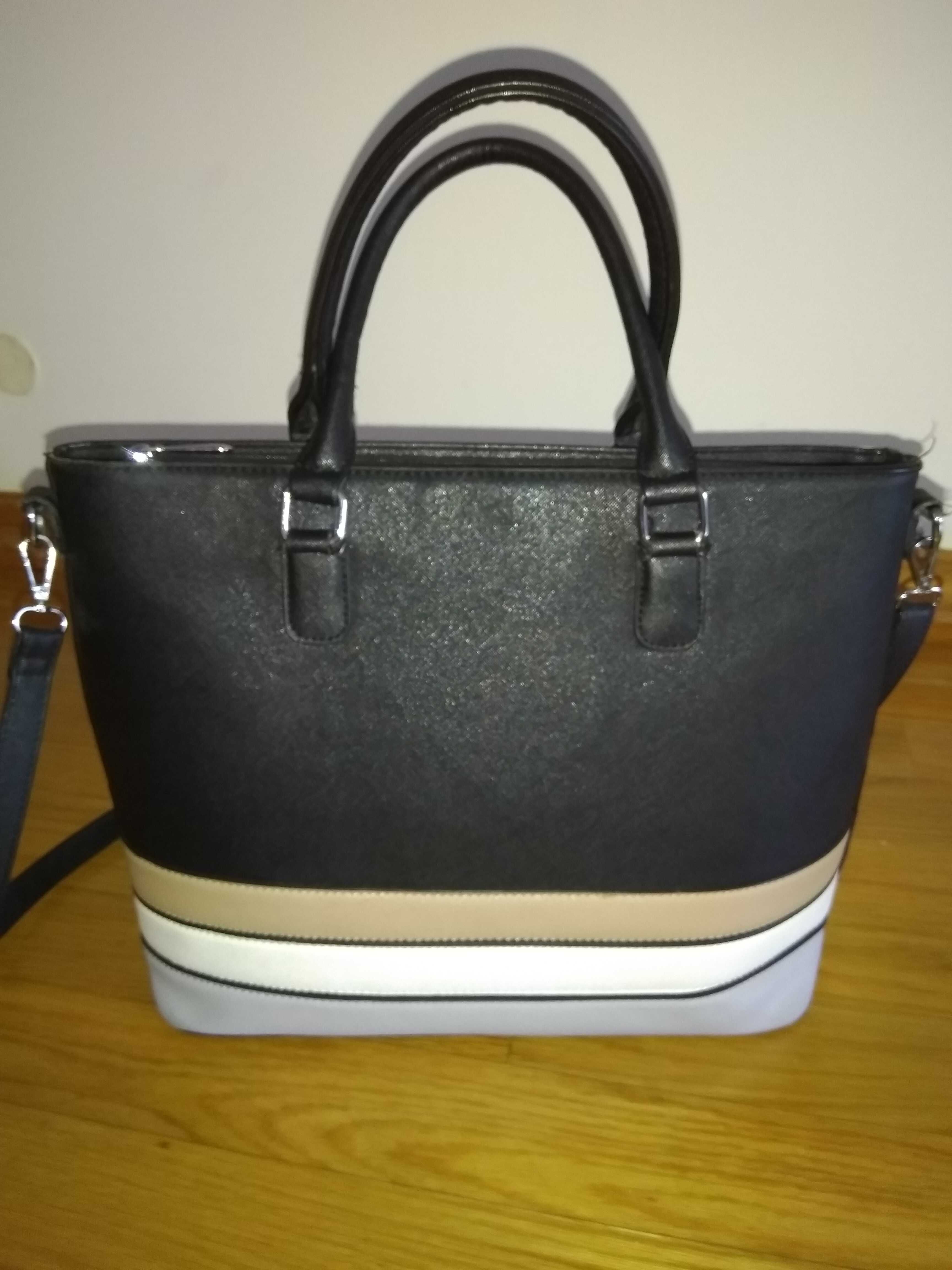 Mala shopper com alça tiracolo