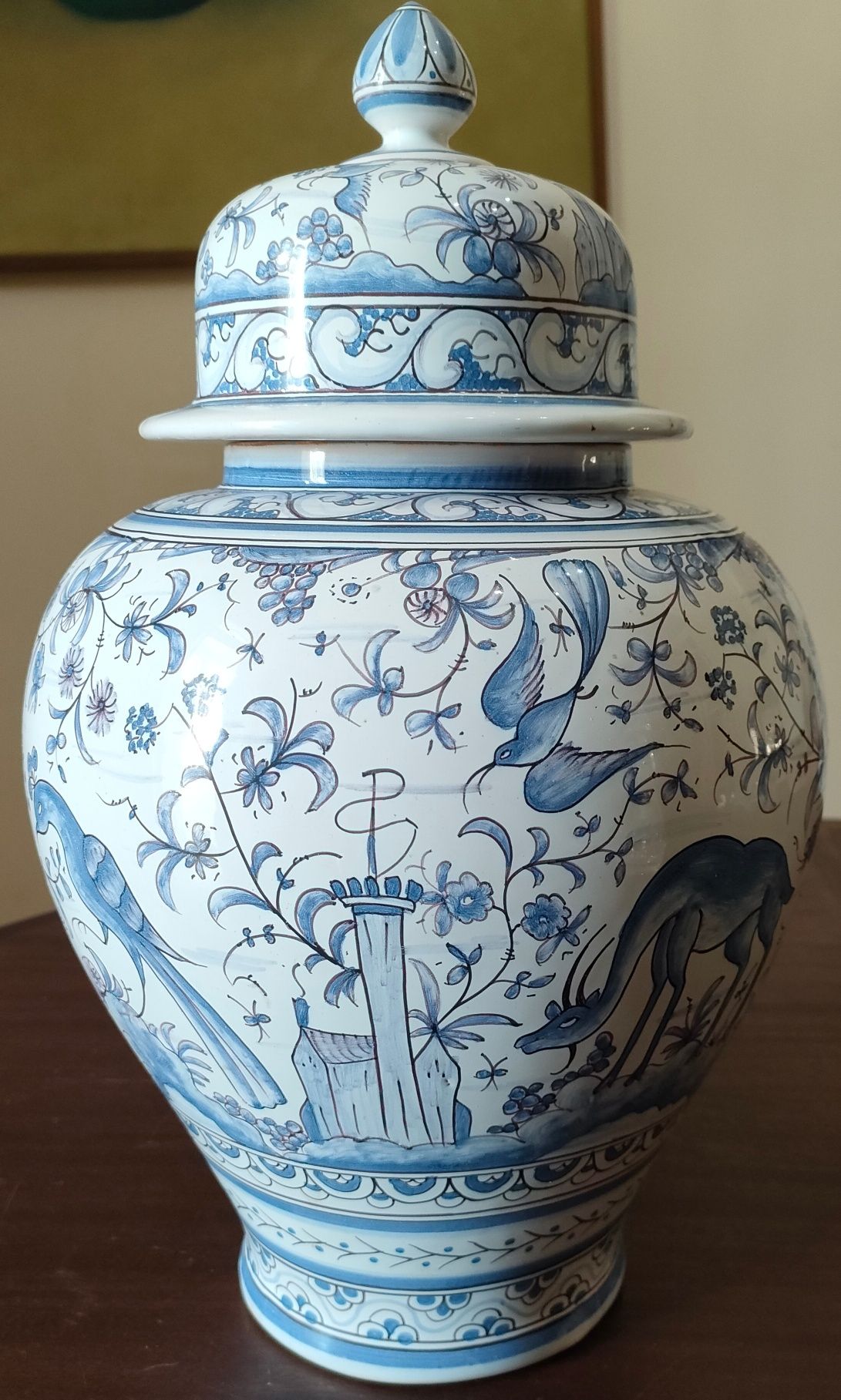 Pote Decorativo N°160 da Coleção "Estrela de Conimbriga, Portugal"