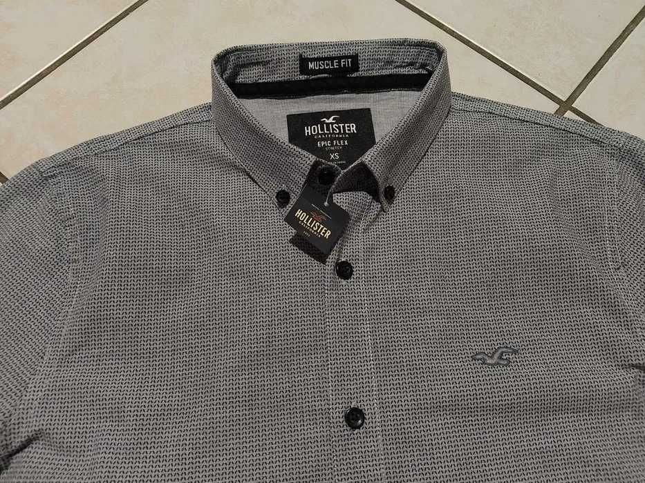 HOLLISTER USA - NOWA! z LOGO i Metkami Koszula Męska rozmiar XS
