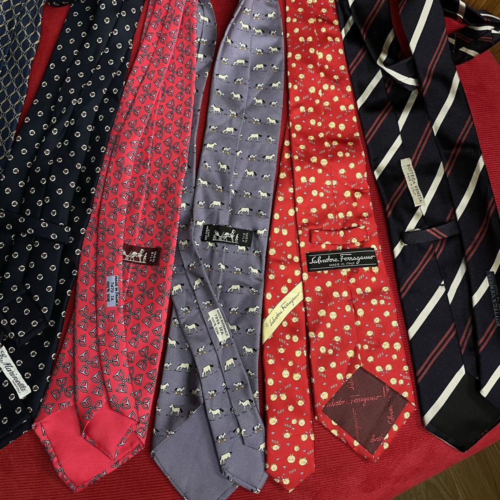 Шовкаві галстуки hermes gucci ferragamo mcqueen