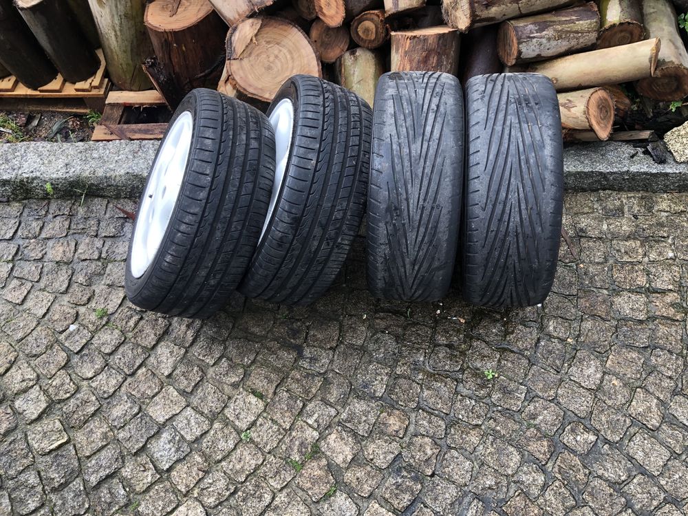 Jantes saxo cup 195/45 R15 com pneus