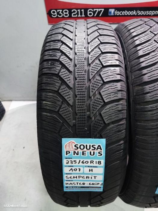 2 pneus semi novos 235-60r18 semperit - oferta dos portes