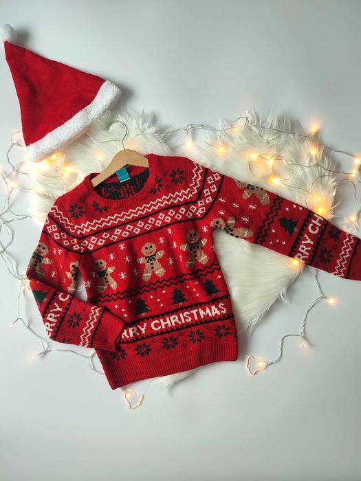 Świąteczny sweter dla chłopca – rozmiar 134, Little Kids