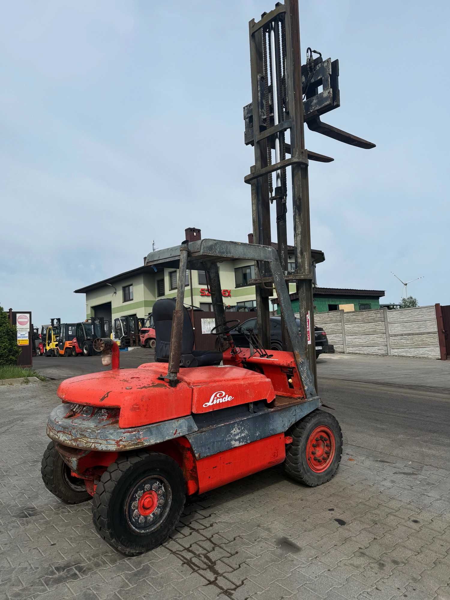 wózek widłowy LINDE H40D DEUTZ diesel 4000kg wys. 5.0m przesuw 5410mtg