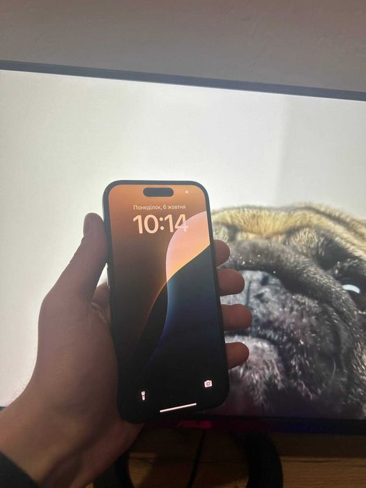 Вживайний Apple iPhone 15 Black 128Gb E-SIM