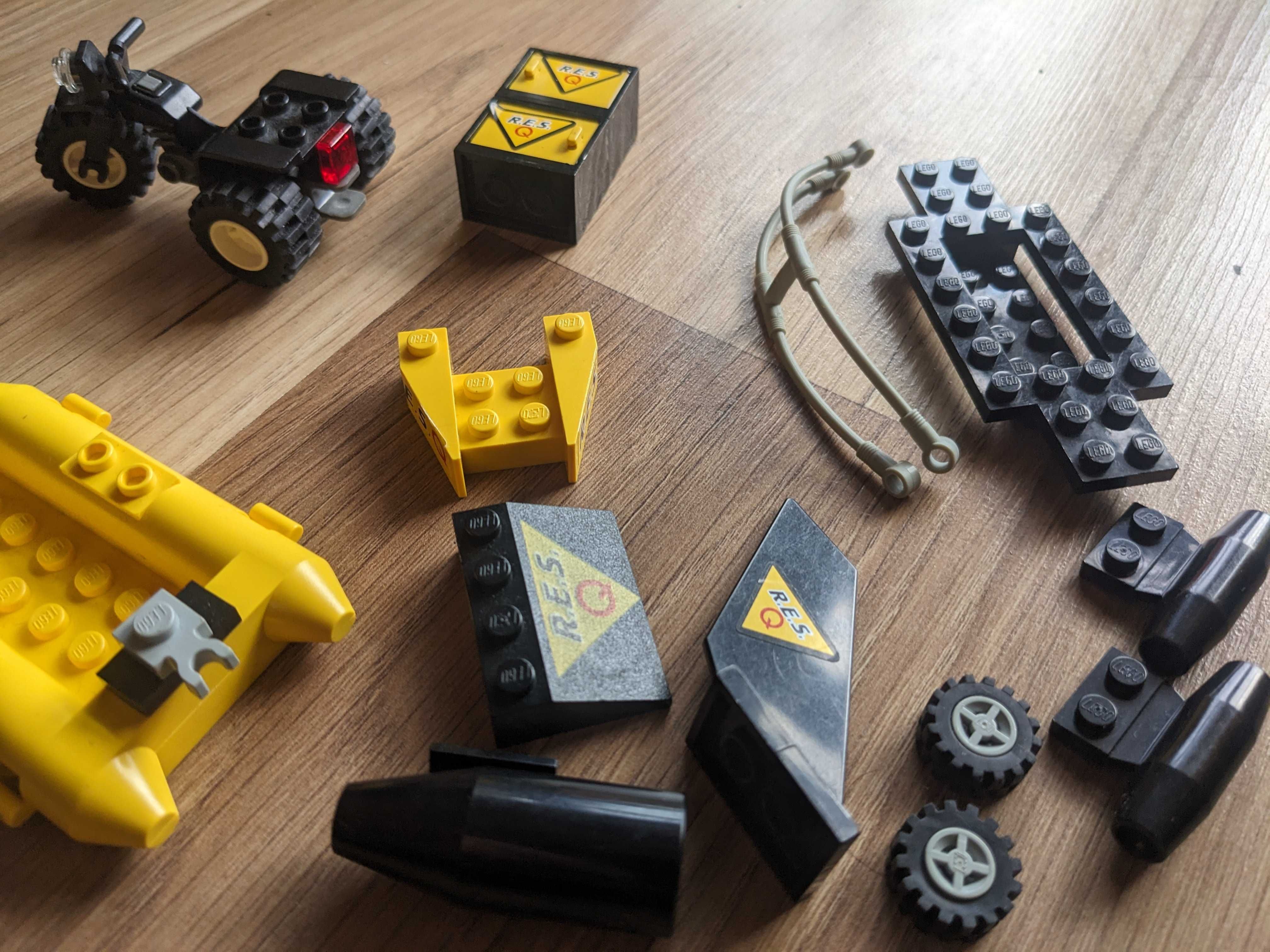 LEGO 6462 Res-Q Helikopter: INSTRUKCJA + części, ponton, motocykl