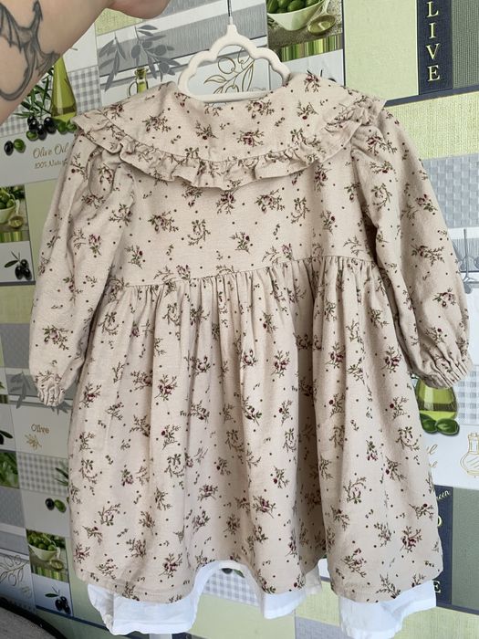 Сукня на дівчинку 86 розмір (Тепле/Фланель)