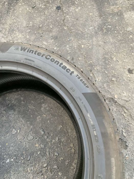 Шини 285/45 R21 пара Continental 6,2мм зима 2022р ранфлет