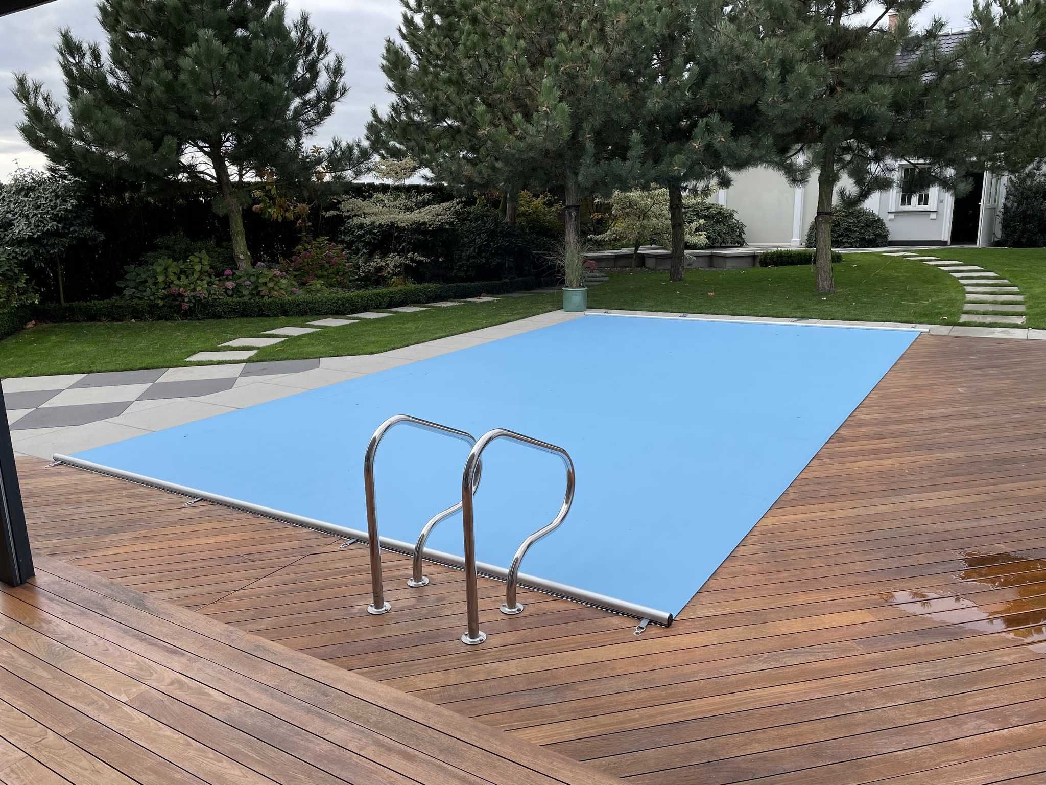 Przykrycie basenowe 8m x 4m PrimeCover bezpieczne zimowe całoroczne