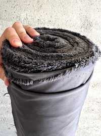 Продам рулон ткани - турецкая плащевка графит (двухсторонняя)