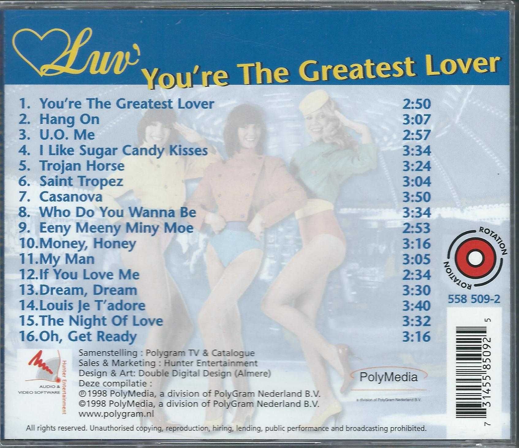 CD Luv' - You're The Greatest Lover (1998) (Rotation)