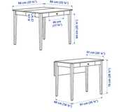 Ikea IDANÄS mesa de abas rebatíveis Like New