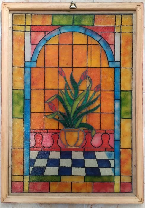 Quadro com Vitral