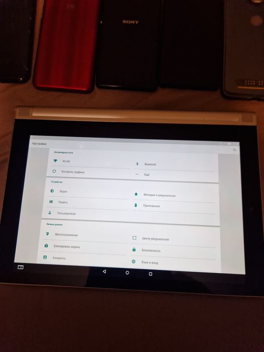 Лот мобильных телефонов, планшет