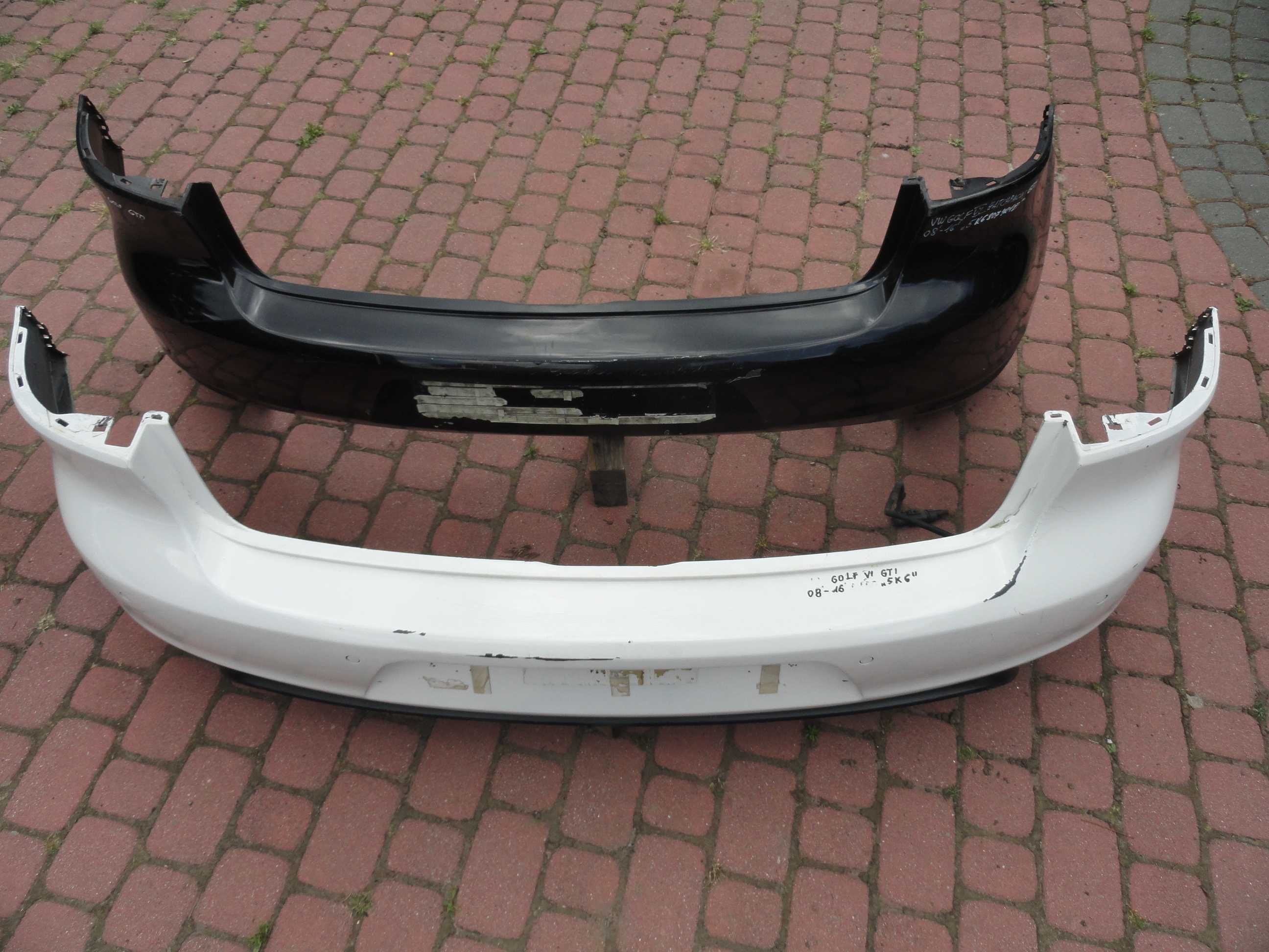 VW Golf 6 GTI zderzak tył PDC Dyfuzor 08-16