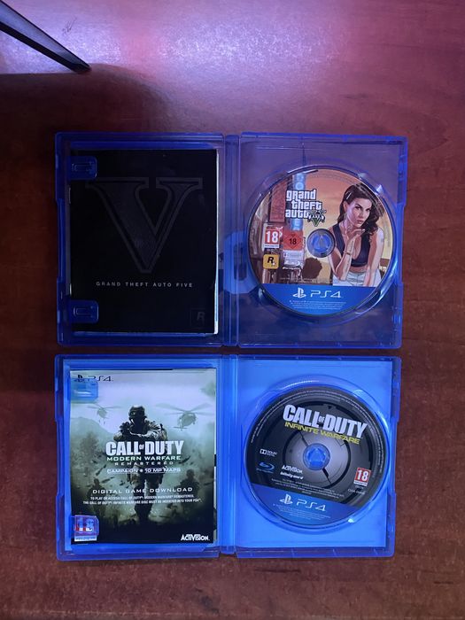 Grand Theft Auto V e Call Of Duty Infinite Warfare