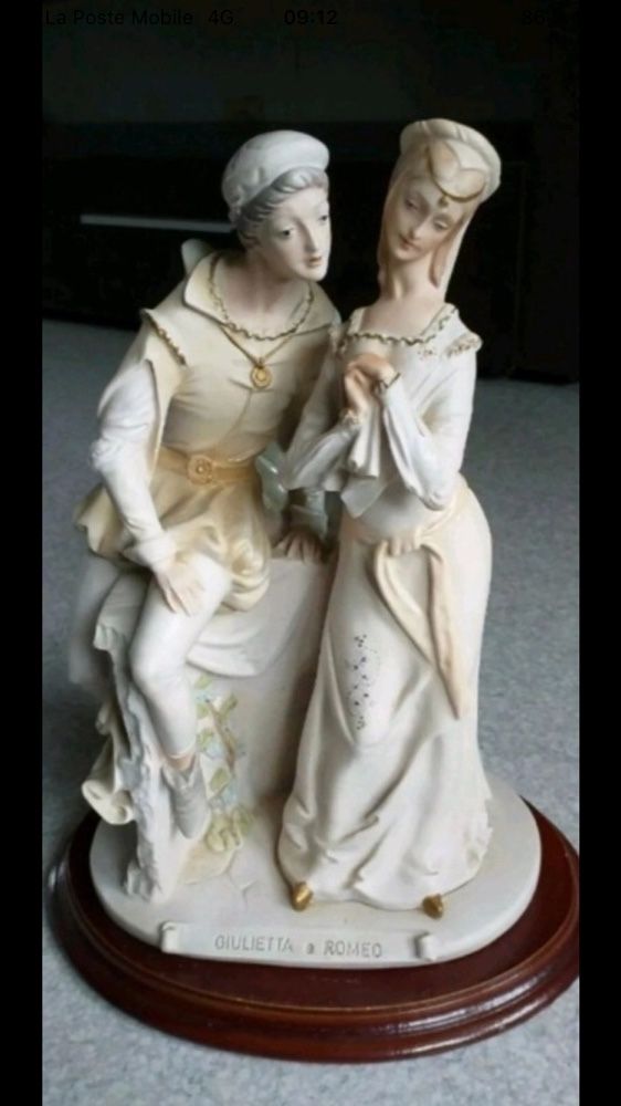 Статуэтка из мрамора  Ромэо и Джульетта, Франция